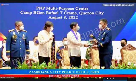 Zamboanga City Police Office adjudged best city .